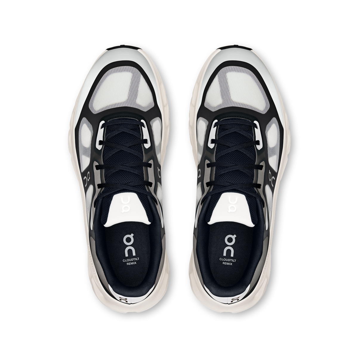 On Cloudtilt Remix homme – Noir & Beige (Black | Ivory) – vue 2