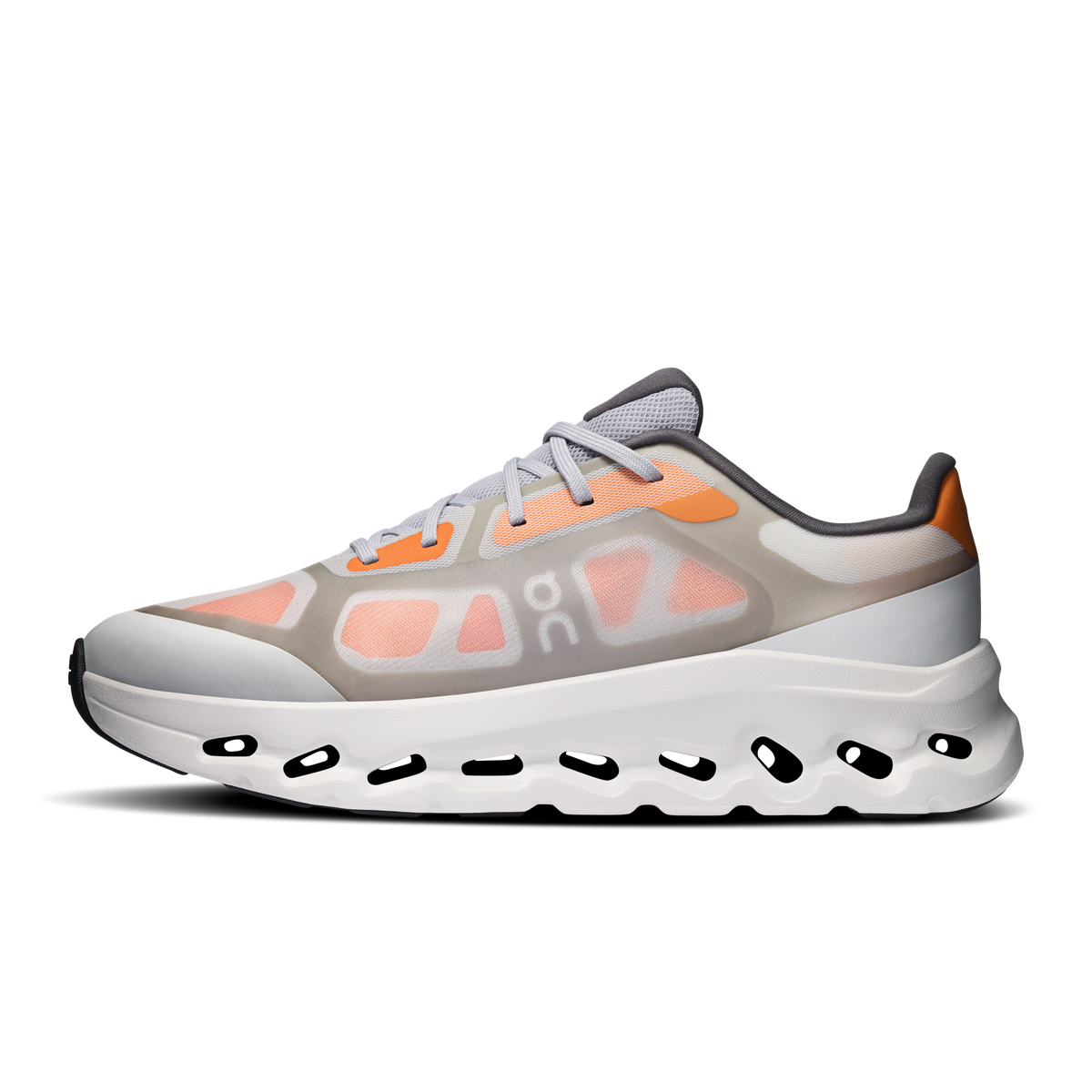 On Cloudtilt Remix homme – Gris & Orange (Autumn | Ivory) – vue 4