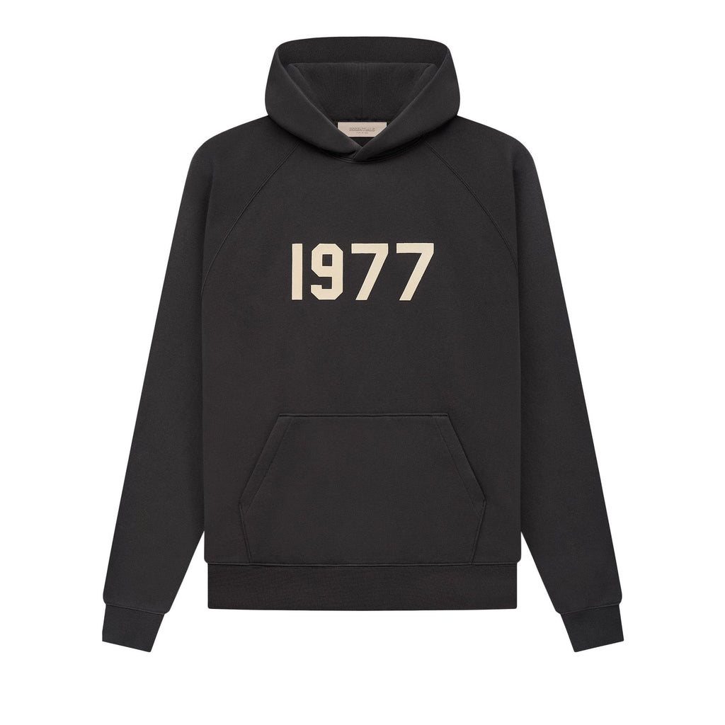 Essentials 1977 Hoodie Anthracite - face