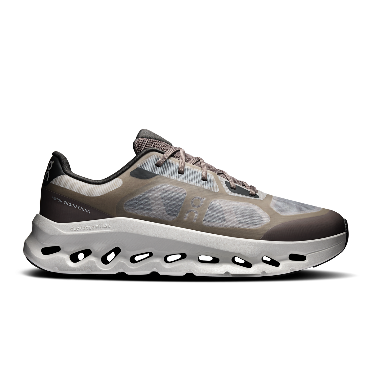 On Cloudtilt Remix homme – Gris & Marron (Ash | Espresso)