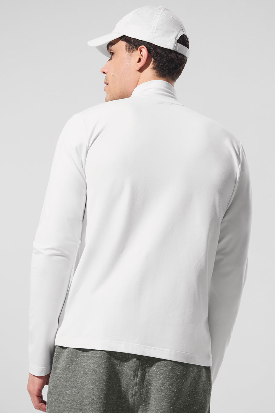 Alo Conquer Reform Mock Neck Long Sleeve Blanc - photo 2