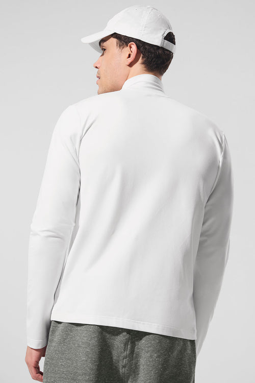 Alo Conquer Reform Mock Neck Long Sleeve Blanc - photo 2