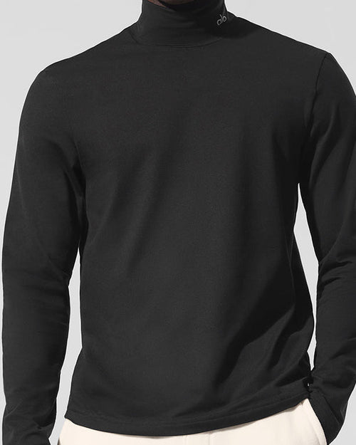 Alo Conquer Reform Mock Neck Noir