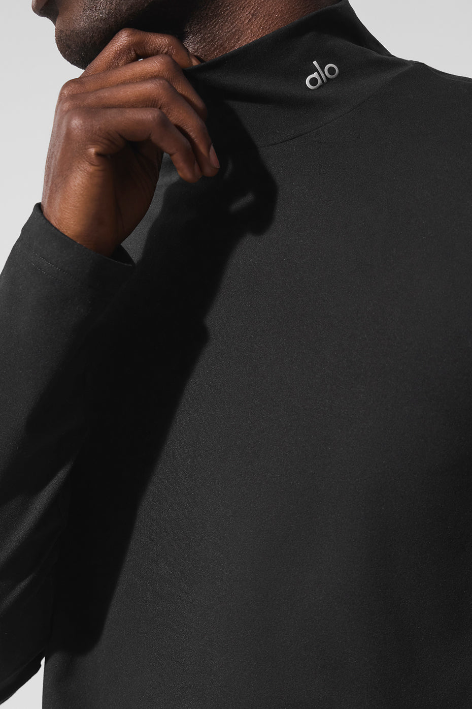 Alo Conquer Reform Mock Neck Long Sleeve Noir - photo 2