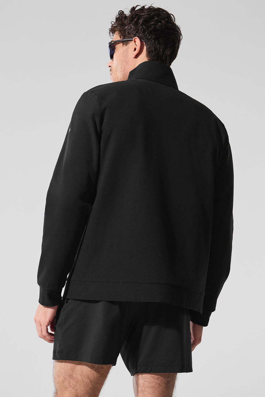 Alo Conquer Max Mock Neck Full Zip Noir - photo 3