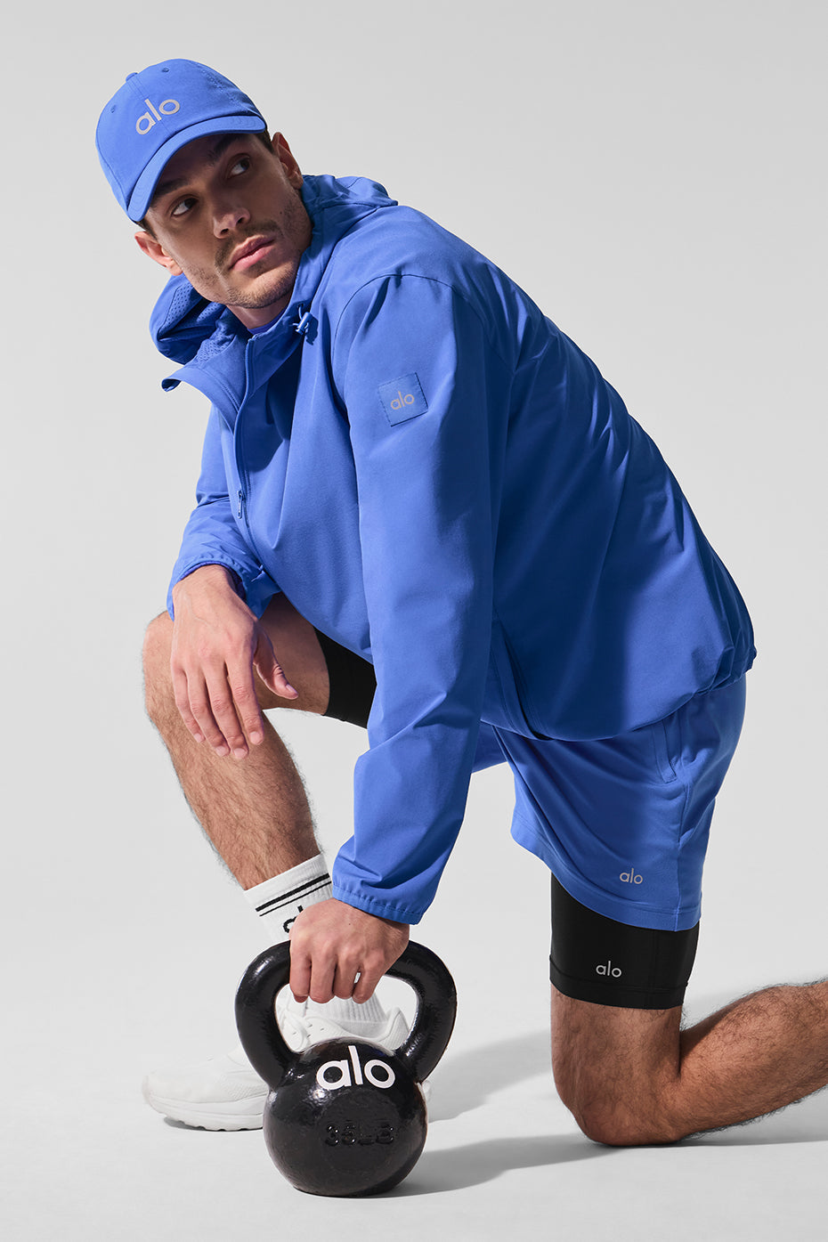 Alo Performance On-The-Go Jacket Bleu marathon - photo 1