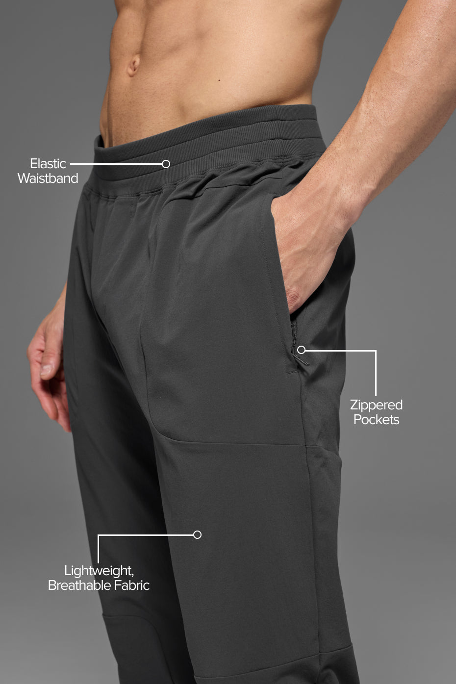 Alo Co-Op Pant (Regular) Anthracite - photo 3