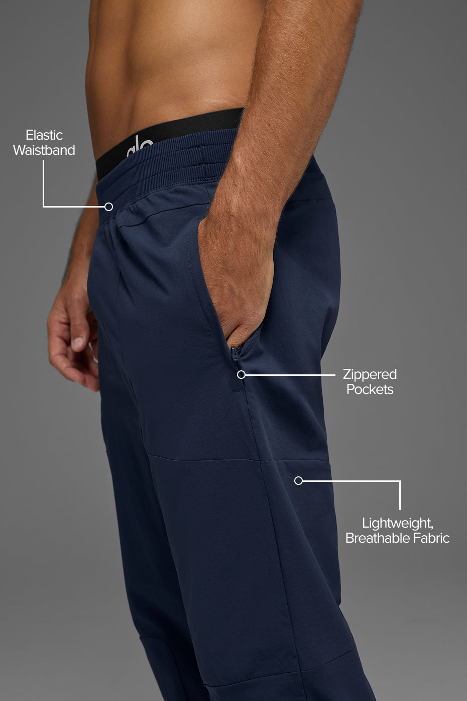 Alo Co-Op Pant (Regular) Bleu marine - photo 2
