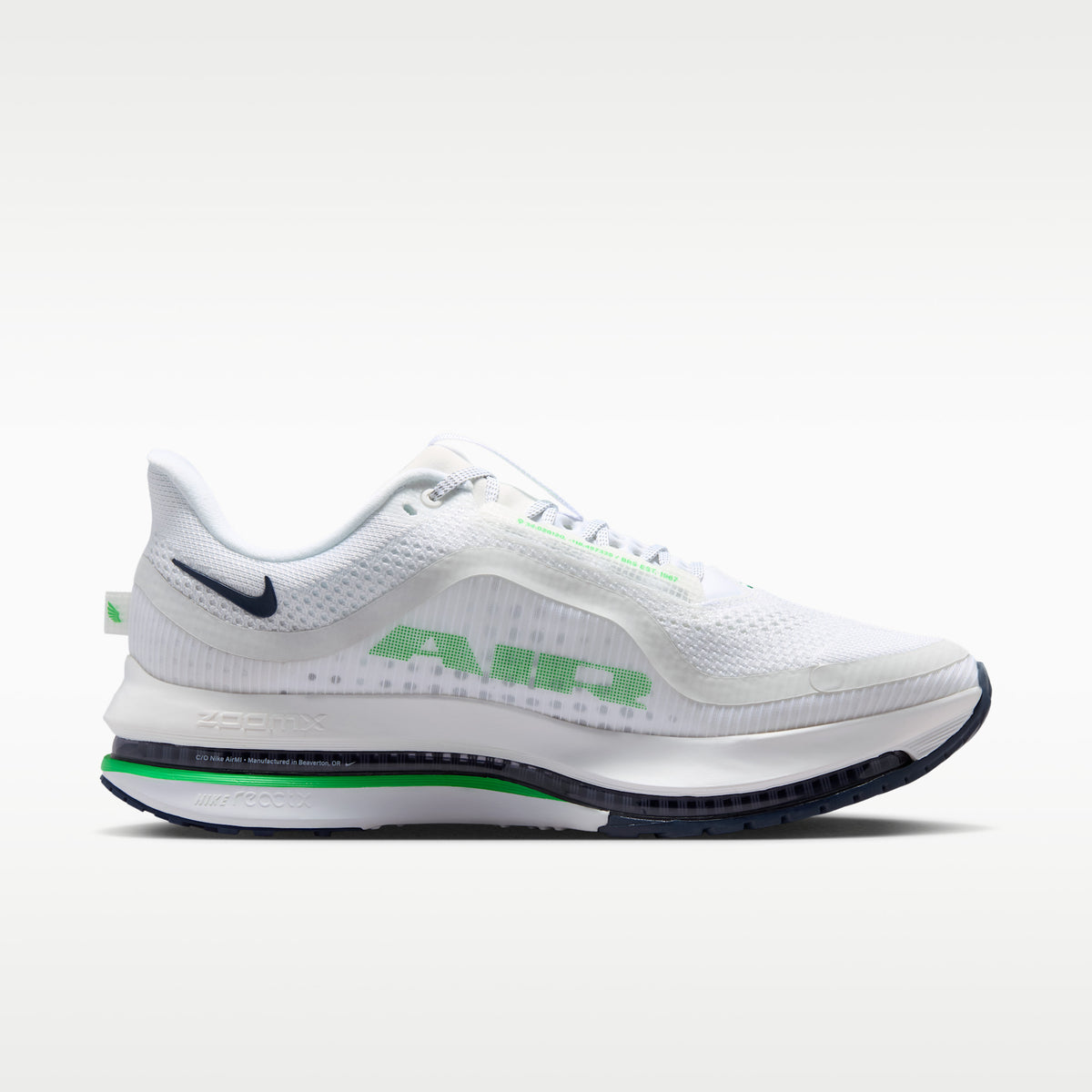 Nike Pegasus Premium – Blanc & Bleu marine – vue 3