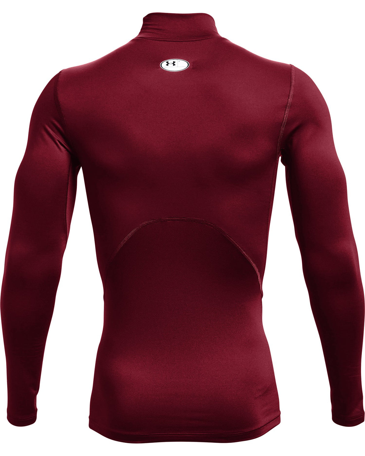 Under Armour ColdGear Compression Mock – Rouge brique – dos