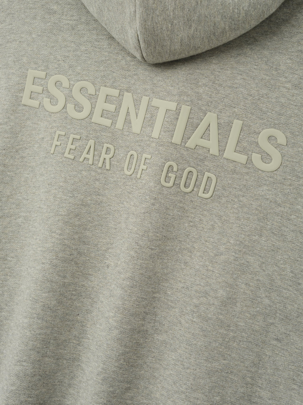 Essentials Classic Zip-Up Hoodie Gris chaud - détail