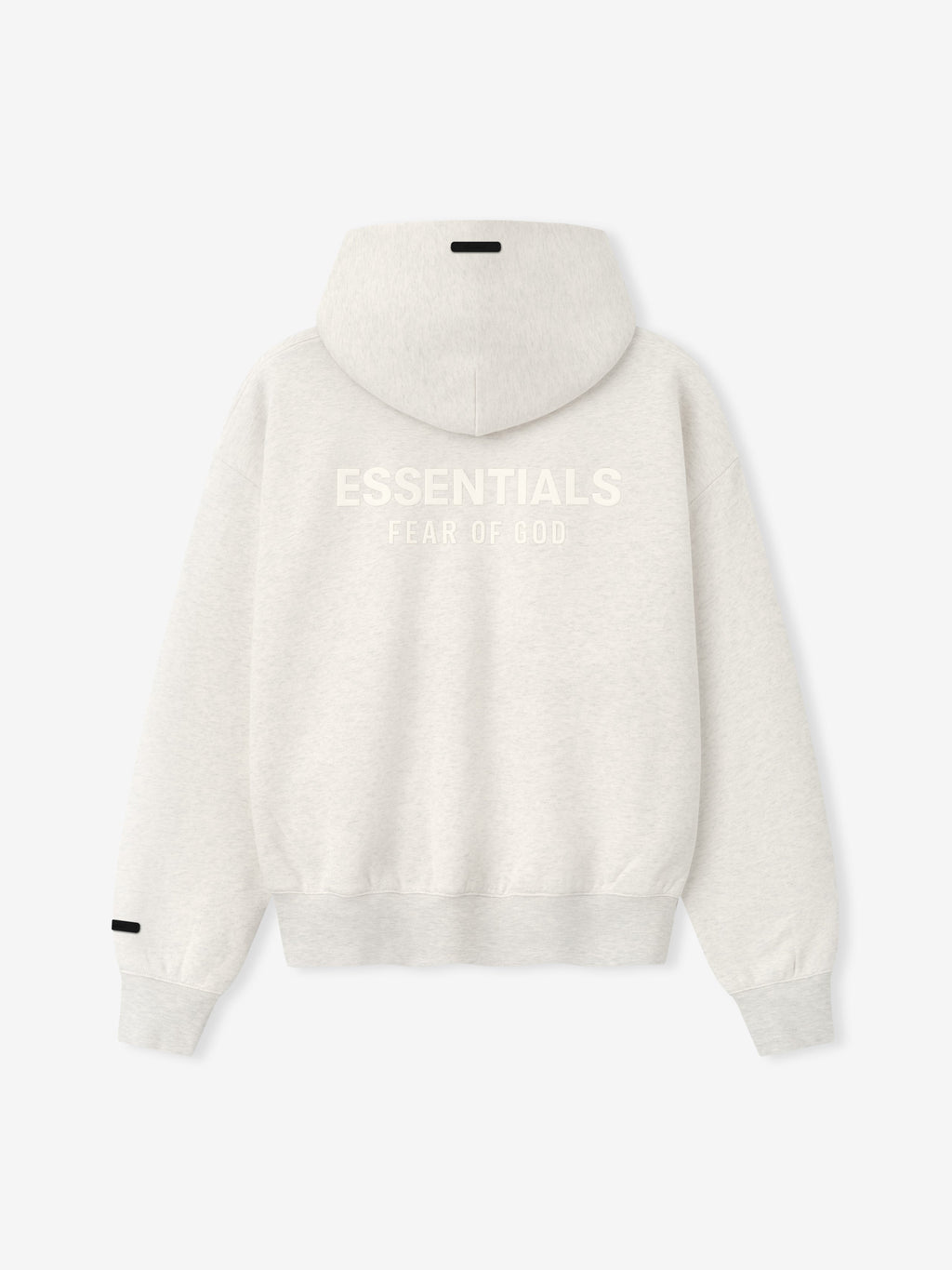Essentials Classic Zip-Up Hoodie Crème - dos