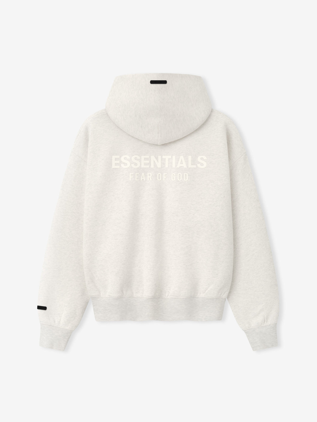 Essentials Classic Zip-Up Hoodie Crème - dos