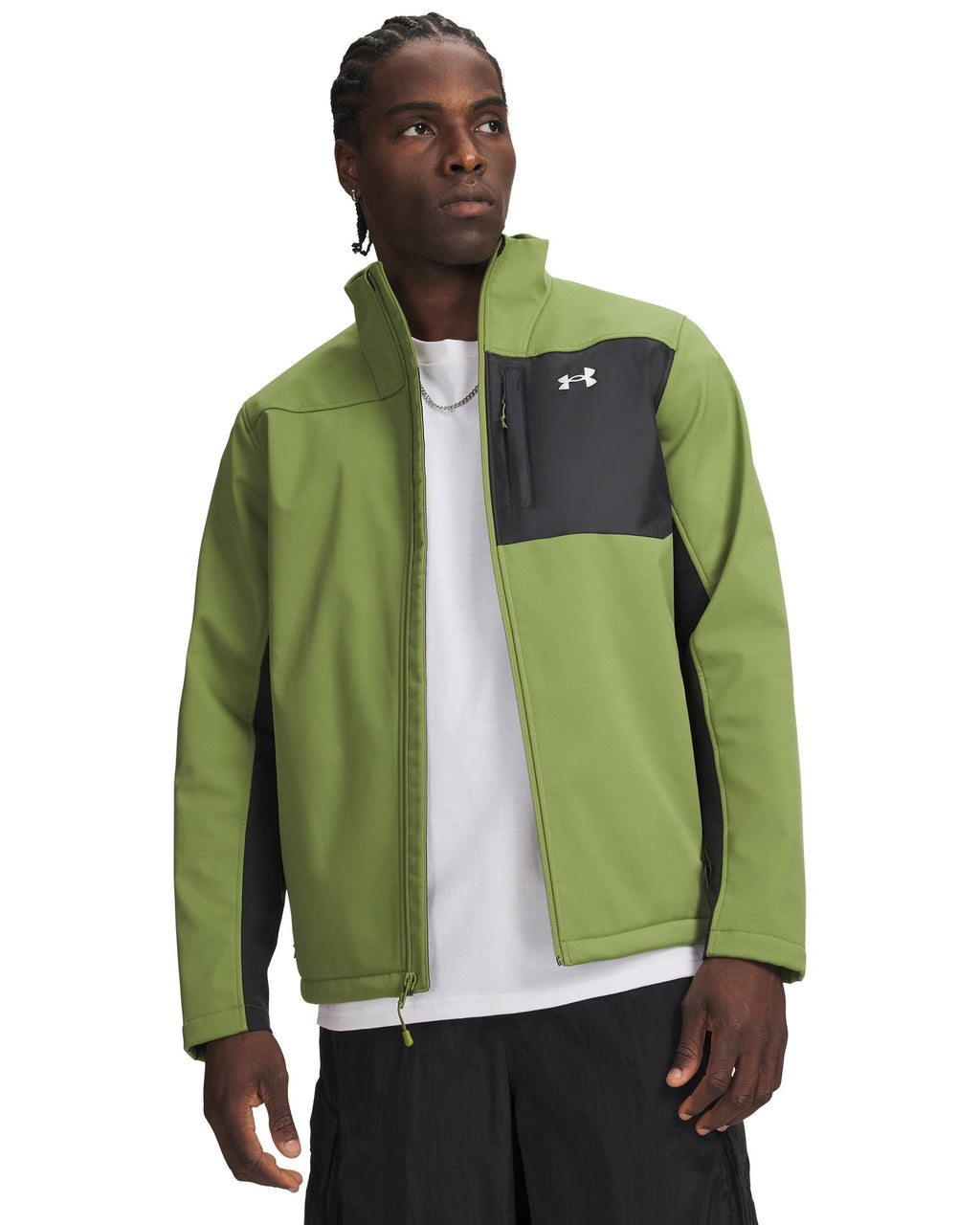 Under Armour Storm ColdGear Infrared Shield 2.0 – Vert kaki – face