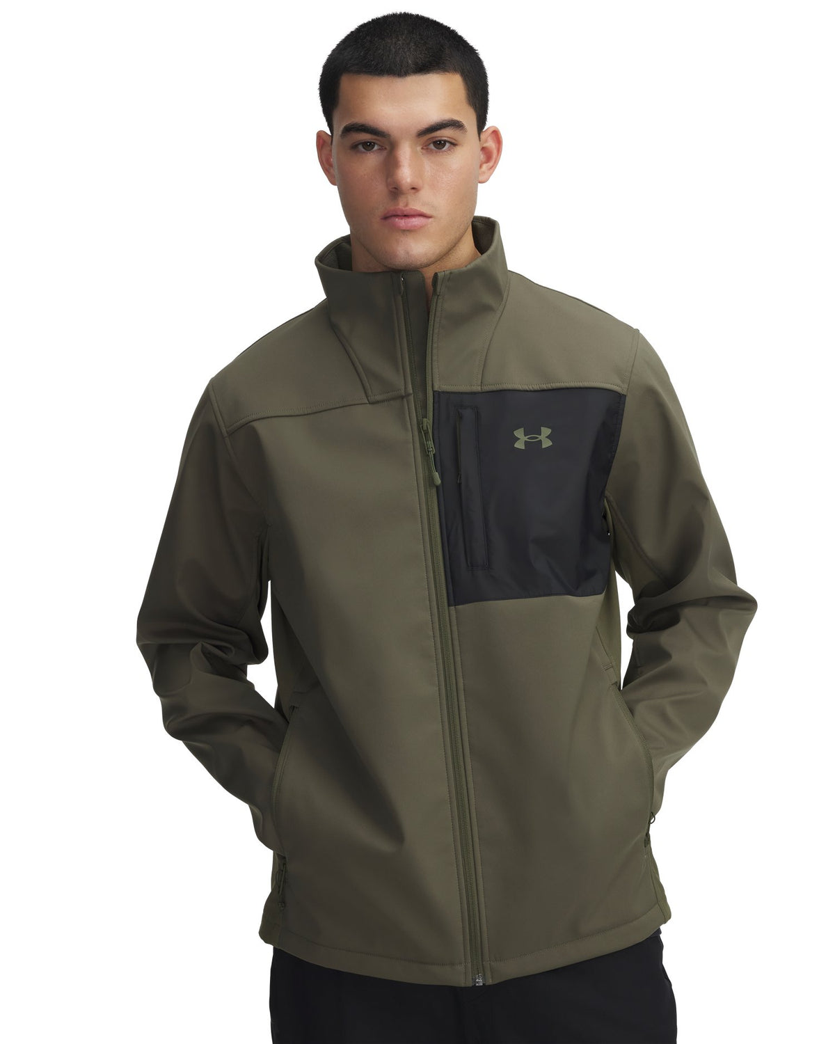Under Armour Storm ColdGear Infrared Shield 2.0 – Vert olive – face
