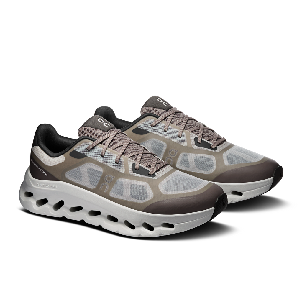 On Cloudtilt Remix homme – Gris & Marron (Ash | Espresso) – vue 6