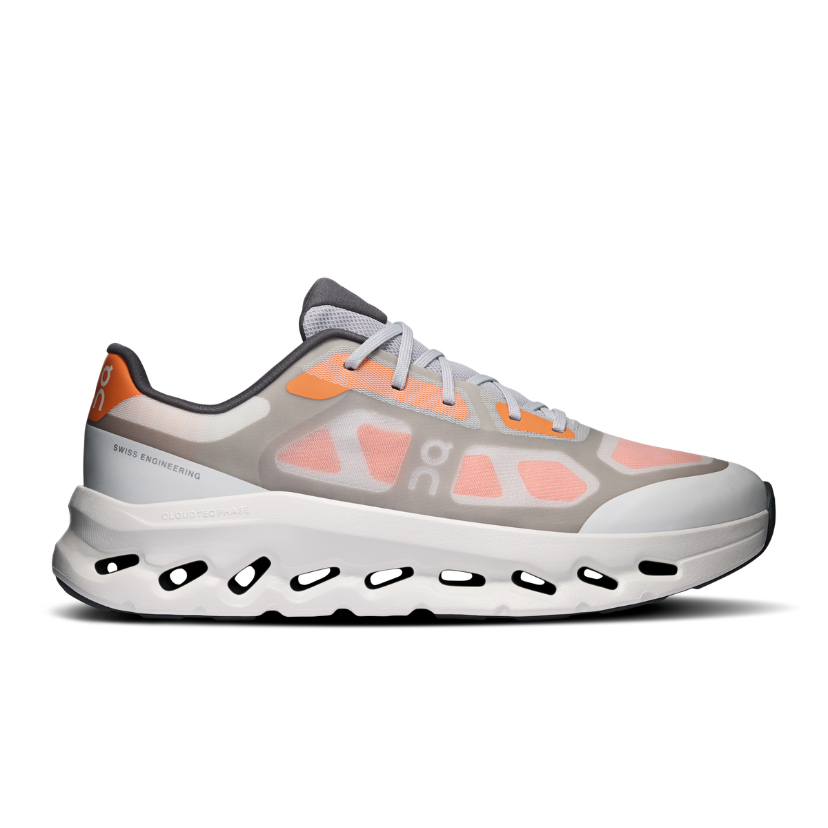 On Cloudtilt Remix homme – Gris & Orange (Autumn | Ivory)