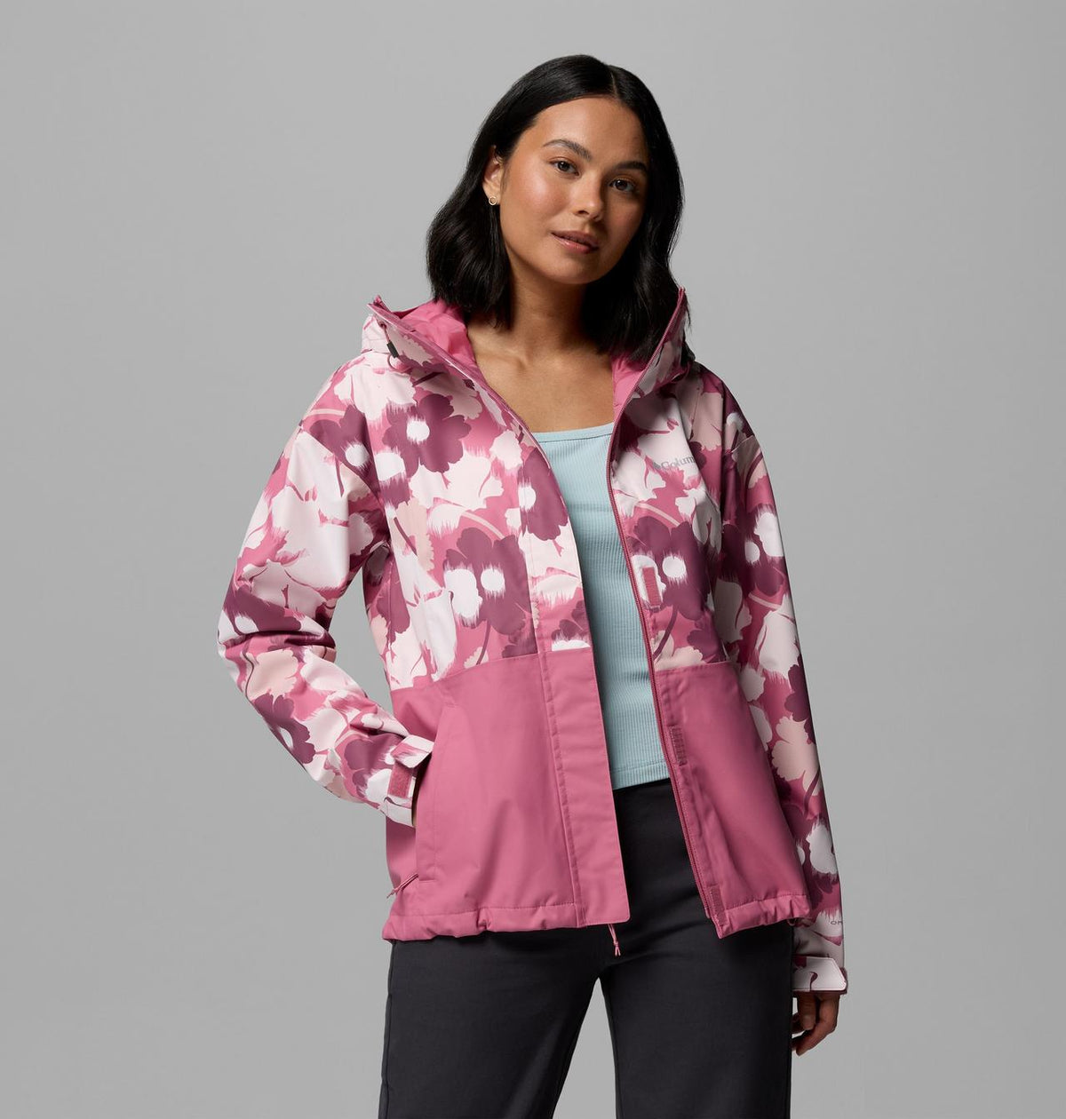 Veste Columbia Hikebound Printed rose à fleurs avec capuche